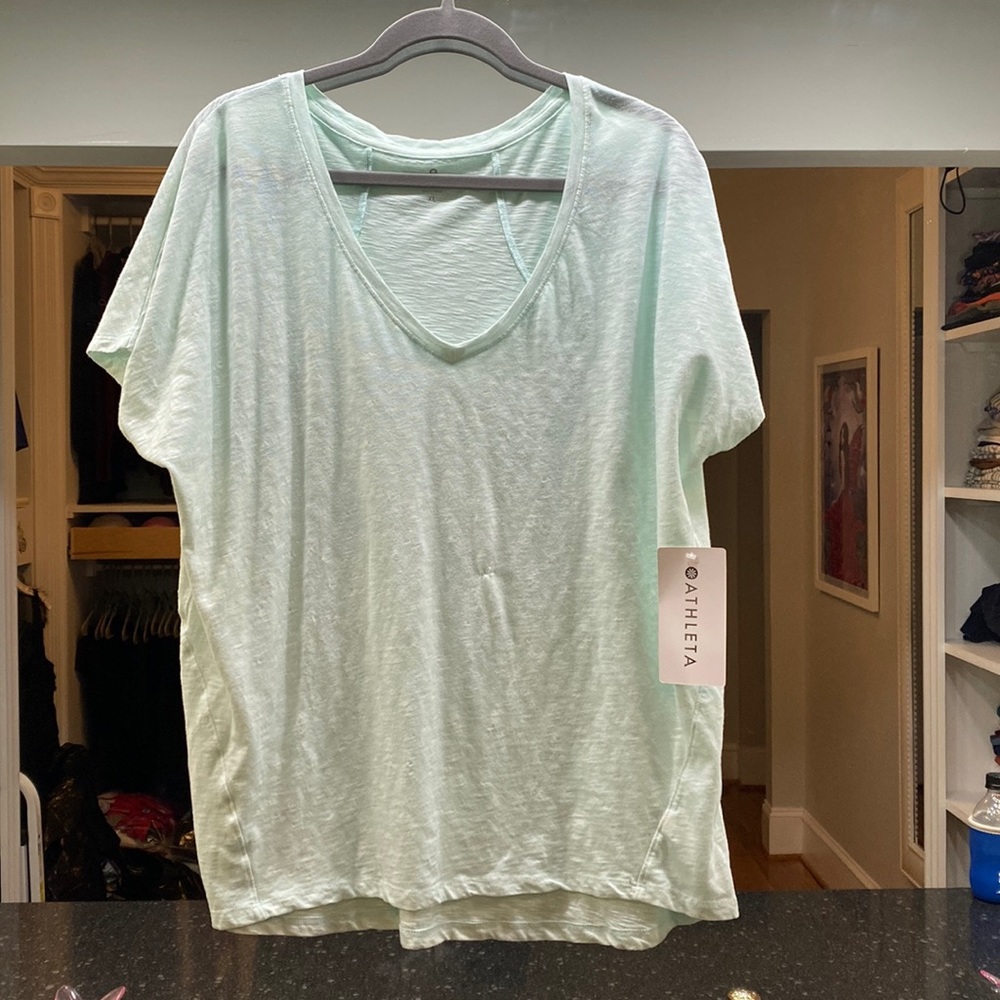 Athlete mint green brand new w tags shirt. Size X-Large